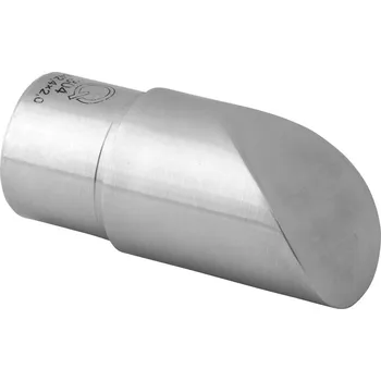 Zábradlí Koncové víčko, šikmé pro schodiště Koncové víčko, šikmé pro schodiště, trubka O42,4 x 2 mm, nerez. ocel 304, kartáčovaná
