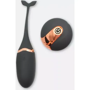 Vibrační vajíčko DKK Mermaid's Secret na ovládání - Černá