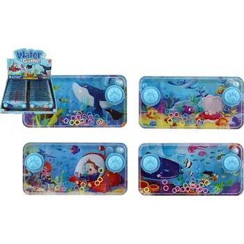 Hračka Teddies Vodní hra hlavolam 11x6cm plast mořský svět 4 druhy