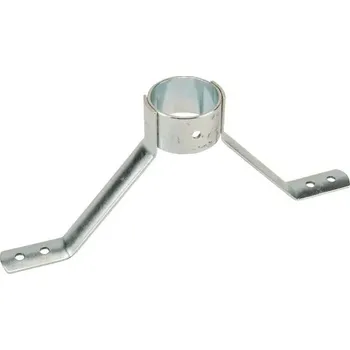 Držák pro uchycení násady u kartáče, 23 x 70 mm Kramp (KP-7100124KR) (Zpevňující kovový úchyt pro upevnění plochého zahradního nářadí k dřevěné násadě. Vhodné pro smetáky, hrábě na listí.)