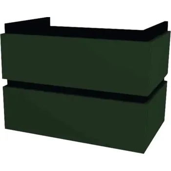 Koupelnový nábytek Koupelnová skříňka pod umyvadlo Devo Viva 2.0 zelená matá 69 x 51 x 44 cm VV2-SU2S69x51-F77