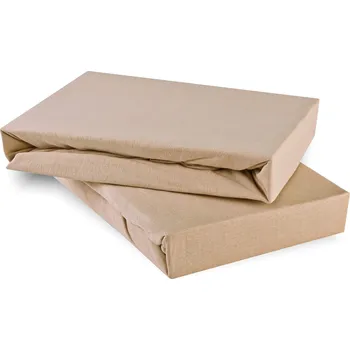 Prostěradlo Plachta ložní cappuccino jersey EMI: Prostěradlo 180x200