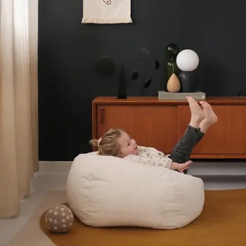 Přebalovací taška NOBODINOZ Landscape Kulatý sedací vak Natural