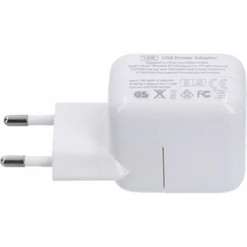 USB nabíjecí adaptér Eu pro iPad bílý 12W