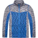 Chlapecká funkční mikina - Wolf M2442, šedý melír / modrá Barva: Modrá, Velikost: 146
