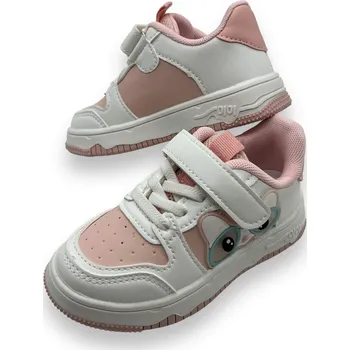 Dívčí tenisky Fashion Dívčí růžové tenisky na suchý zip 21 Barva: Růžová, Velikost: 26