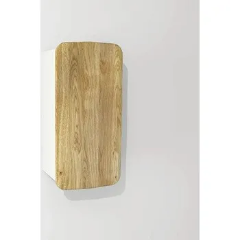 Koupelnový nábytek Koupelnová závěsná skříňka Devo Oval alpská bílá 34 x 67 x 33 cm OV-PS1DK34-P36D01L09