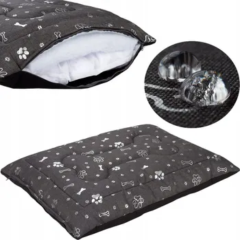 Pelíšek pro psa Welsti polštář pro psa šedá 100 cm x 70 cm