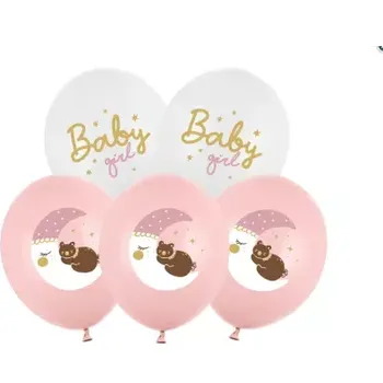 Balóny Strong 30cm Baby girl, 6ks
