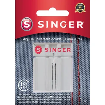 Příslušenství k šicímu stroji Dvojjehla univerzální Singer 3 mm 1x90