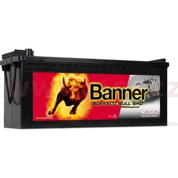 Autobaterie 180Ah baterie, 1000A, levá BANNER Buffalo Bull SHD Professional 514x223x195(220)