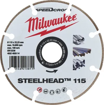 Příslušenství k nářadí MILWAUKEE Diamantový kotouč STEELHEAD™, 115mm, 1ks