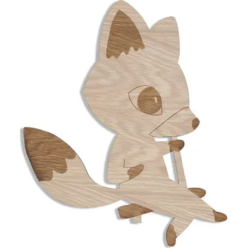 Lampička MASELIVING Nástěnná lampička Fox Oak