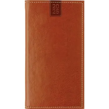 Diář Diář 2025 Nebraska Light Brown, mini, týdenní A6