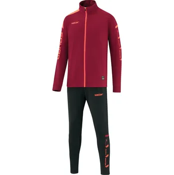 Saller SQUAD50 Tréninková souprava BARVA: 176 tmavě červená-černá-neon oranžová, Velikost: L Komfort a styl pro aktivní životní styl