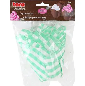 Potravinová fólie Papírové tulipánové košíčky na muffiny TORO 20ks