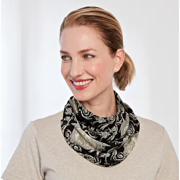 Pokrývka hlavy 3Pagen 2 hřejivé kruhové šály na knoflíky