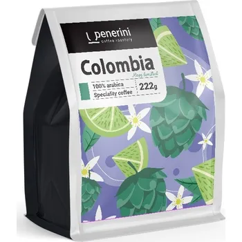 Káva Penerini Colombia Sebastián Ramiréz Hops 100% arabika zrnková káva 222 g