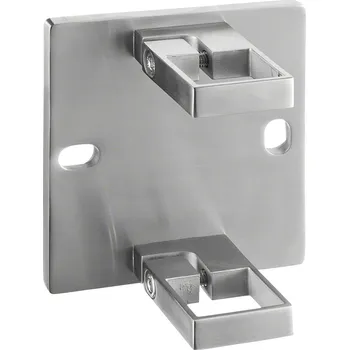 Zábradlí Konzole pro sloupek, Square Line, MOD 4551, boční montáž, trubka 40x40 mm, nerez. ocel 304, kartáčovaná