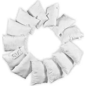 Dekorativní polštářek Dekorativní polštář Dante bílý mix EMI: Polštář 45x35 cm