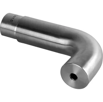 Zábradlí Ohyb ke stěně pro krycí lištu Ohyb ke stěně pro krycí lištu, O42,4 x 1,5 mm, nerez. ocel 316, kartáčovaná