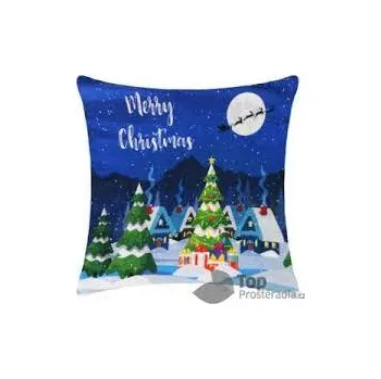 Dekorativní polštářek Mikro-flanelový polštářek 40x60 cm - VÁNOCE - CHRISTMAS č.30