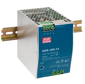 spínaný zdroj Zdroj na DIN lištu 480W, 24V [NDR-480-24]
