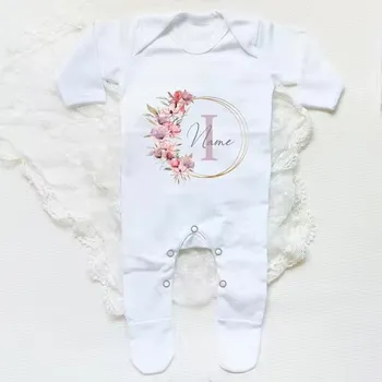 Kojenecký overal pro miminka s vlastním jménem na přání a písmenem z abecedy Velikost: 0-3 měsíce, Písmenko: I