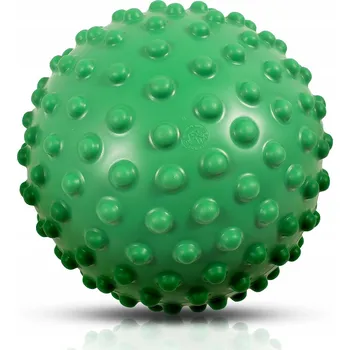 Gymnastický míč Senzorický míč s výstupky 20 cm – odstíny zelené