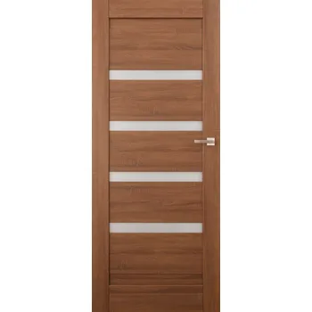 Interiérové dveře Vasco Doors Evora 4 VD-EVO42960 bílá Průchozí šíře dveří: 80 / 197 cm, Orientace dveří: Pravé, Provedení dveří: Bezfalcové