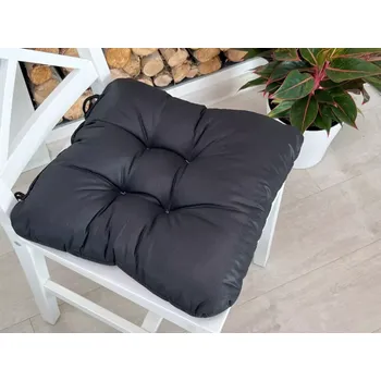 Podsedák PODSEDÁKY NA ŽIDLE - ČERNÝ 40x40cm