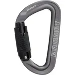 Mammut Sender Twistlock Carabiner Grey 1602 šedá