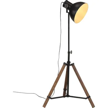 Stojací lampa vidaXL Stojací lampa 25 W černá 75 x 75 x 90–150 cm E27
