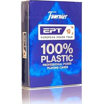 Poker Fournier EPT 100% Plastic Barva: Modrá