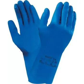 Pracovní rukavice Ansell AlphaTec 87-195 rukavice modré 7-10