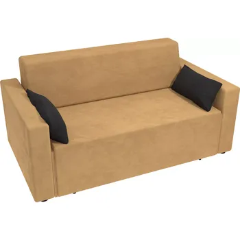 Pohovka Rozkládací pohovka Kate - Béžová, Molitanová matrace - pohovka Kate, Bez taburetu