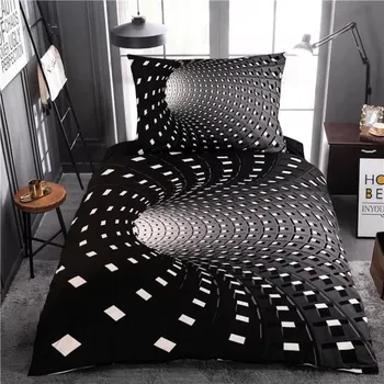 Povlečení POVLEČENÍ S 3D EFEKTEM 140x200/70x90cm - ILUZE