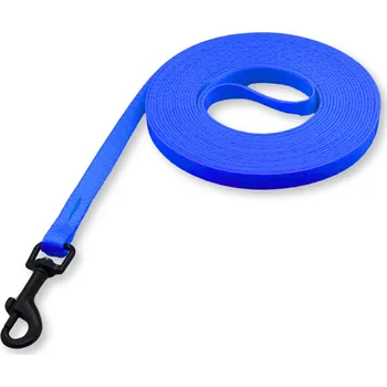 Vodítko pro psa Lehké stopovací vodítko PafDog® ploché, 1cm, 4 délky - modrá DÉLKA VODÍTKA: 5 metrů