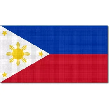 Vlajka Pelisport Filipínská vlajka tištěná 6 x 3 cm