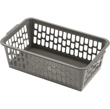Úložný box Plastový košík HEIDRUN 25x15x8cm MIX barev Varianta: TAUPE