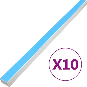 kabelová chránička vidaXL Kabelová lišta samolepicí 100 x 40 mm 10 m PVC