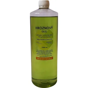 Masážní přípravek MEDISTAR CZ Hroznový olej 1000ml dávkování: Bez pumpy