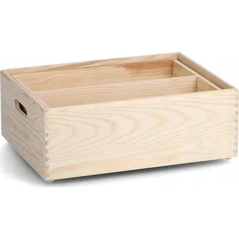 Obraz KRABIČKA S PŘIHRÁDKAMI, DŘEVĚNÁ, 40x30 cm