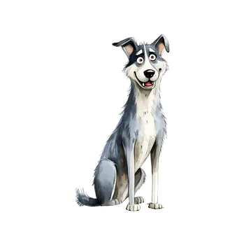 Nášivka NAŽEHLOVAČKA - Sibiřský husky