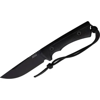lovecký nůž ANV P200 - Sleipner Cerakote Black, GRNPU Black ANVP200-046