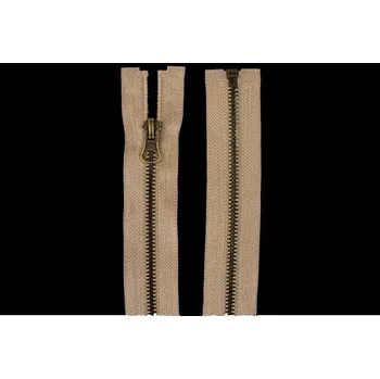 Zip zip st.mosaz BÉŽOVÁ 65cm No5 220365 - Béžová, 65cm