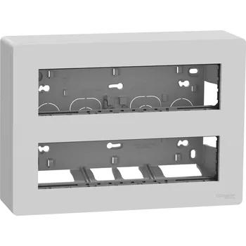 vypínač NU121830 Centrální jednotka 2x8 modulů povrchová, System+, Aluminium, Schneider