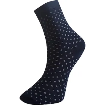 Pánské ponožky Art.8 Klasické ponožky Knebl - PRAVÉ VALAŠSKÉ Modrotisk, velikost 36-37