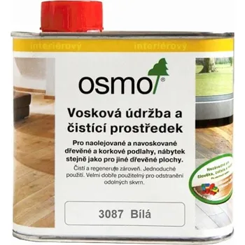 Čistič podlahy Osmo 3087 vosková údržba a čistící prostředek bílý 0,5l