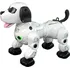 Robot LEAN Toys Interaktivní robotický pes na dálkové ovládání, bílý/černý